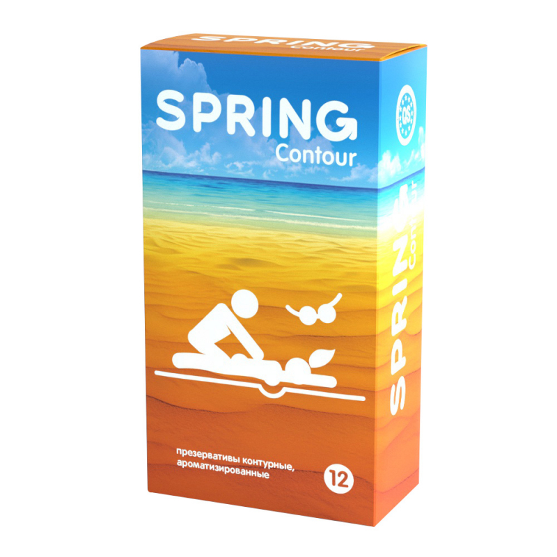Презервативы "Spring Contour" анатомические, 12шт 